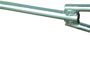 GANCIO SINGOLO IN FERRO ZINGATO PER ZOLLE