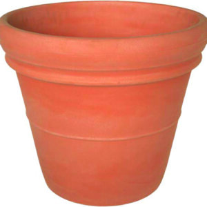 Low smooth double edge vase