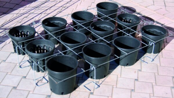 Griglia fermvasi zincata elettrosaldata regolare-simmetrica