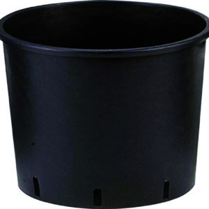 Low ROUND vase without handles