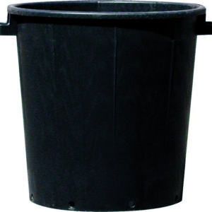 Reinforced ROUND vase with side handles